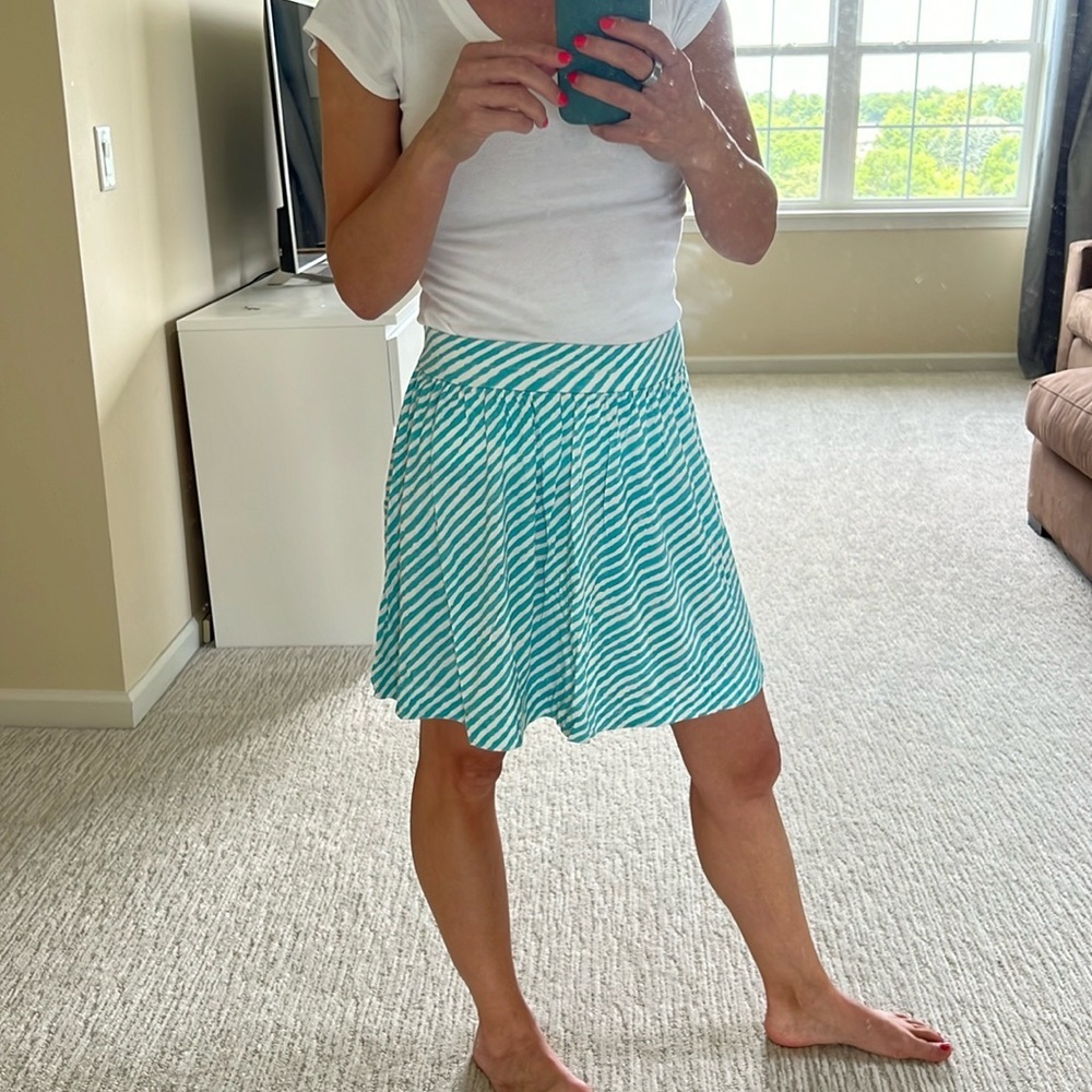 Loft striped skirt